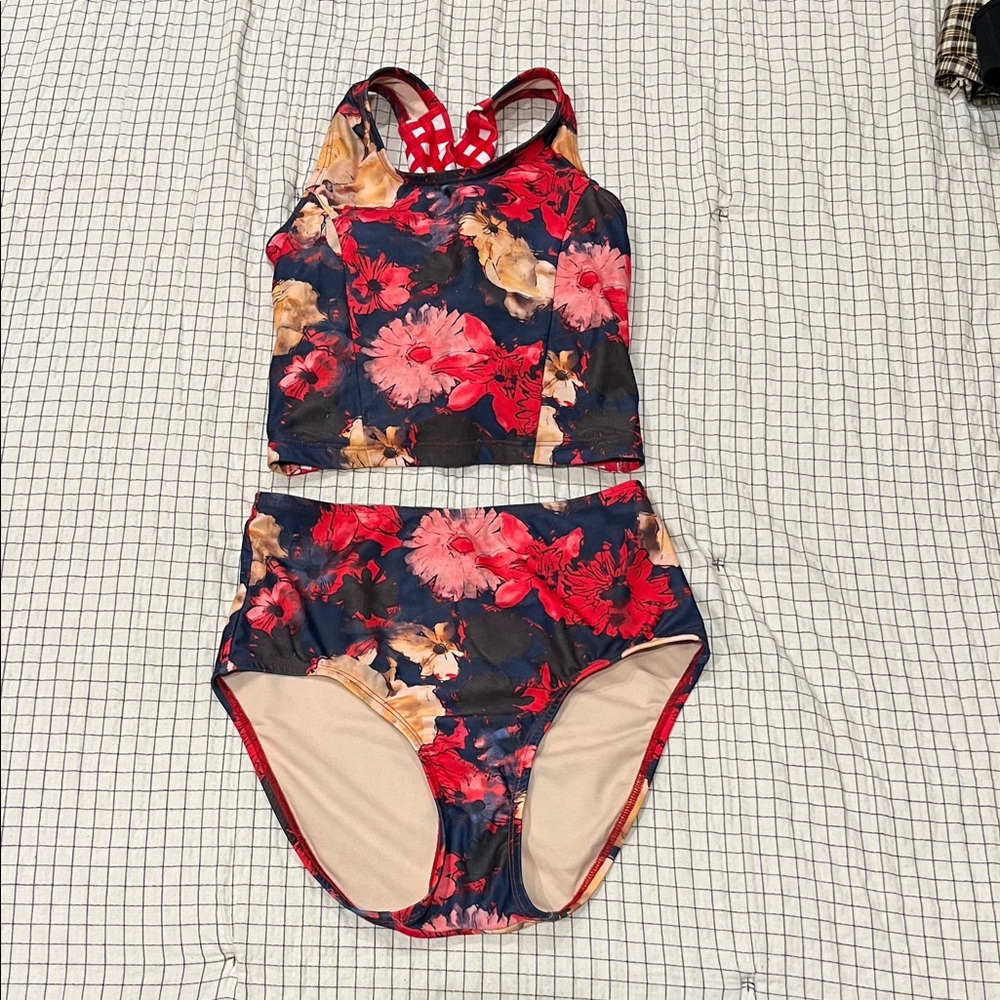 Lime Ricki floral set